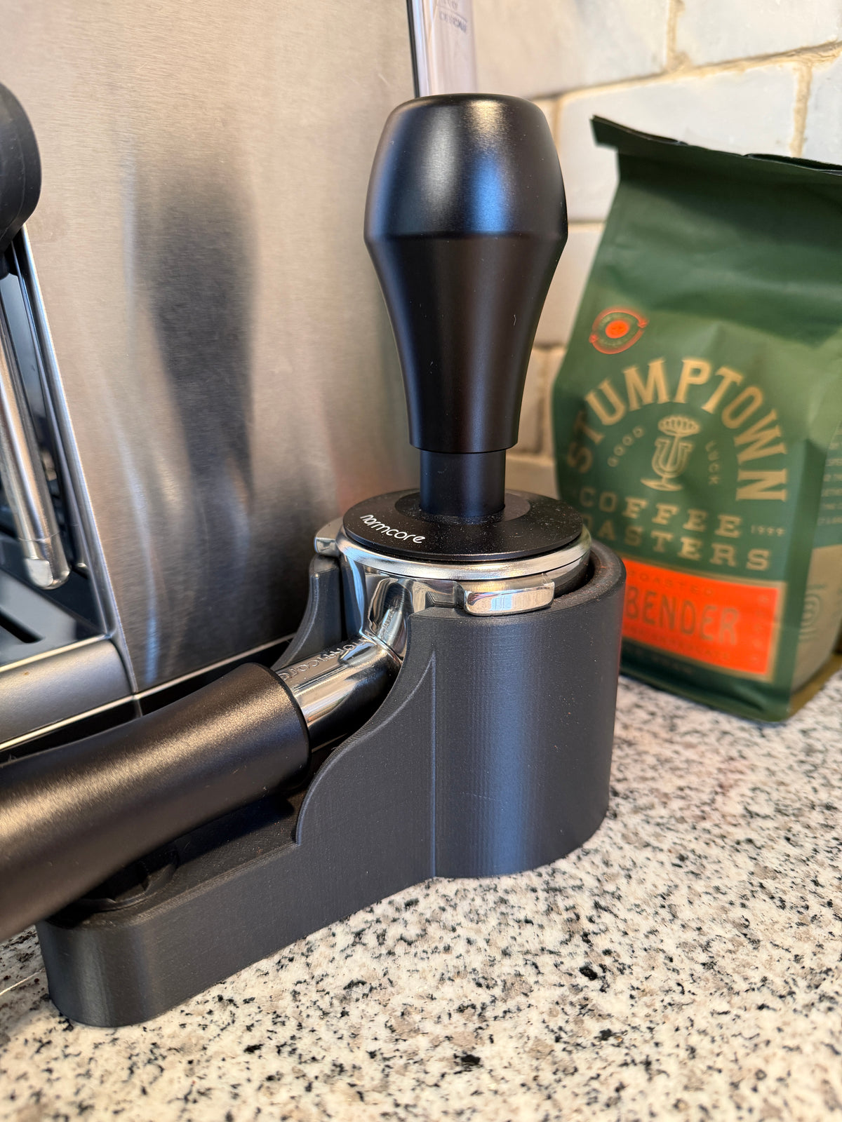 Adjustable Espresso Tamping Station