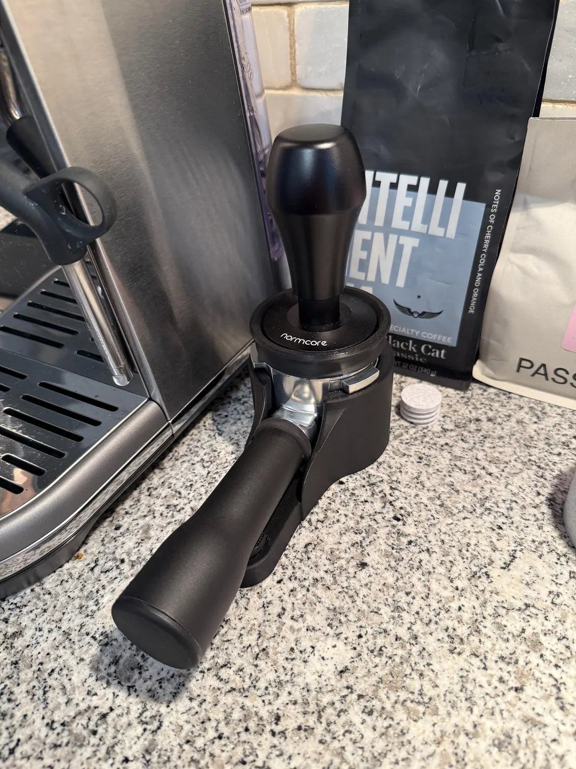 Adjustable Espresso Tamping Station