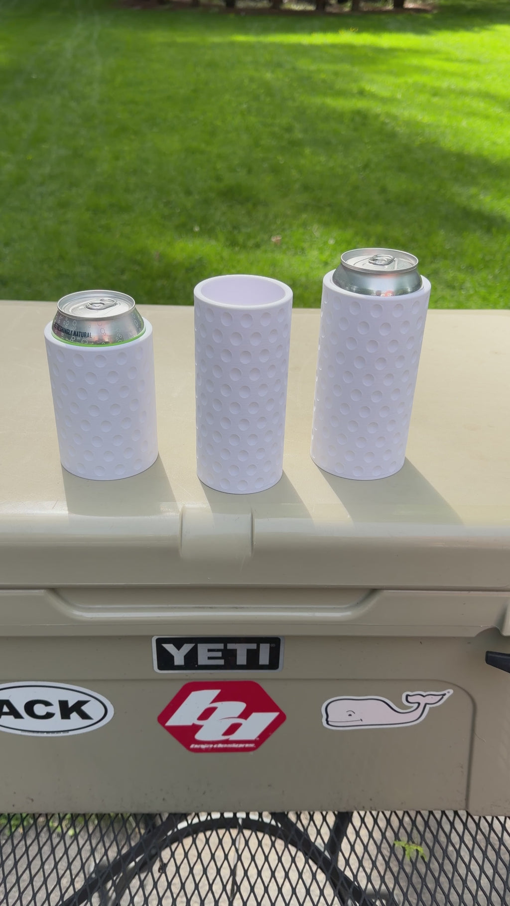 Golf Ball Textured Can Cozy