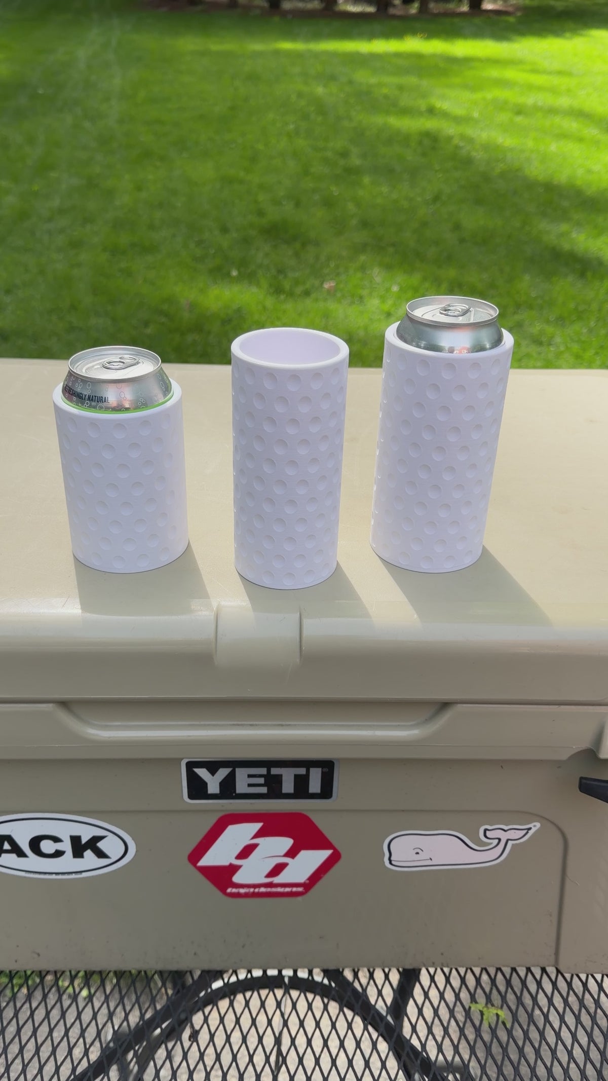 Golf Ball Textured Can Cozy